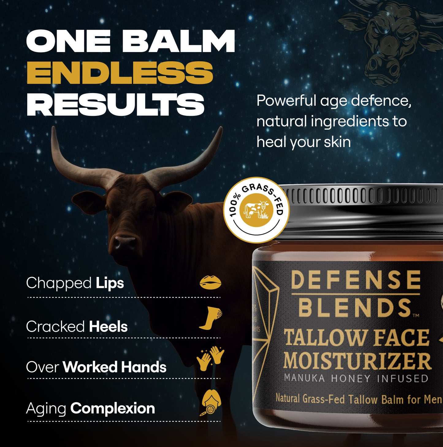 TALLOW & HONEY FACE BALM FOR MEN