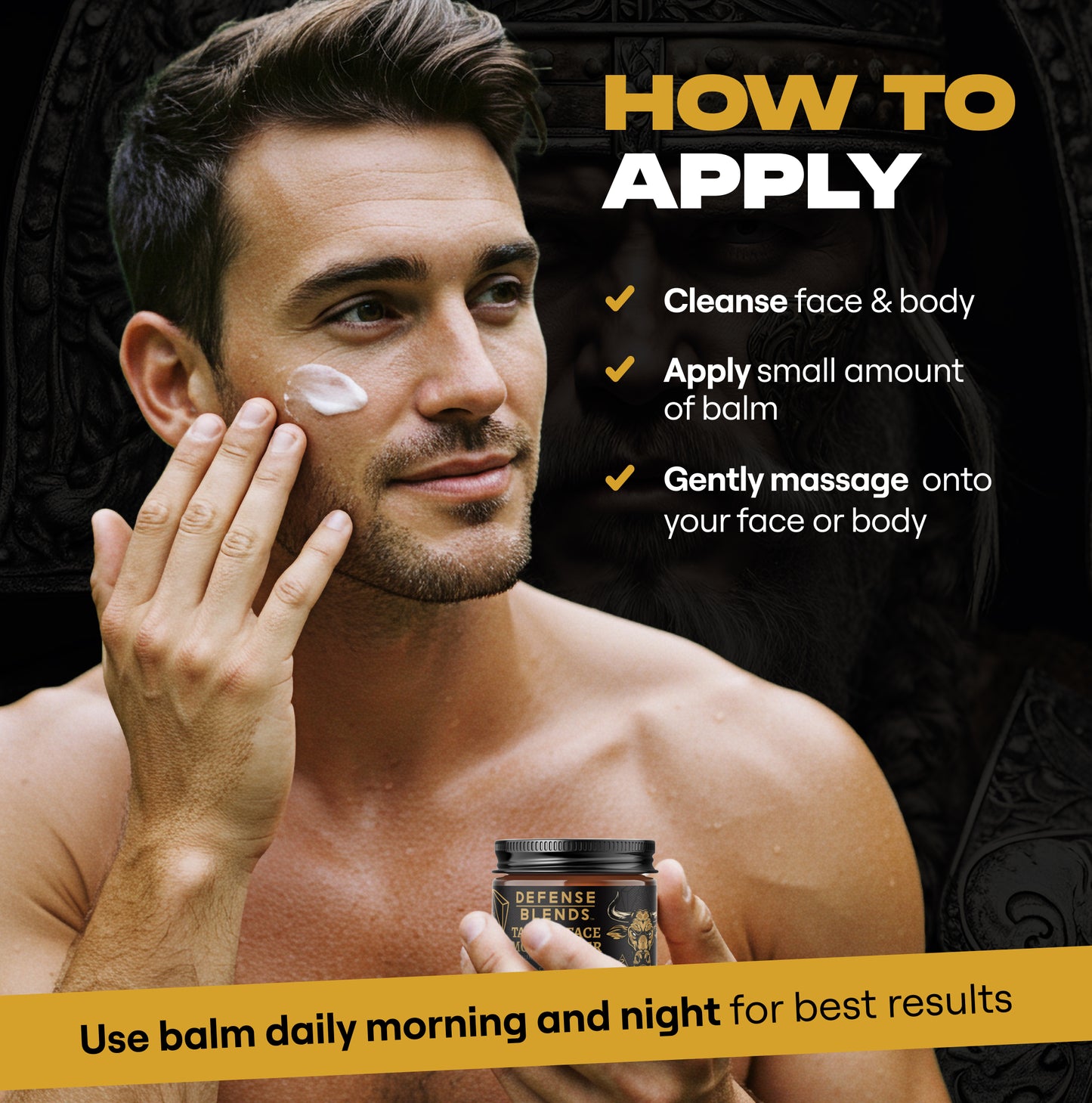 TALLOW & HONEY FACE BALM FOR MEN